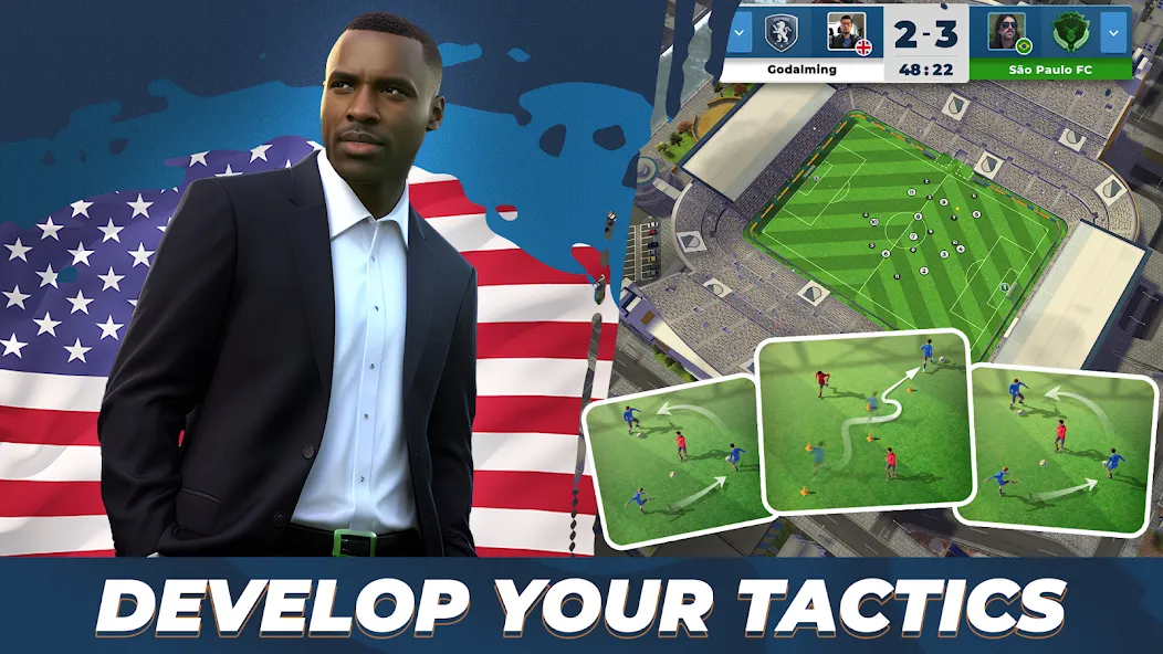 Soccer - Matchday Manager 24 (Матчдей Футбольный Менеджер 2023)  [МОД Меню] Screenshot 2