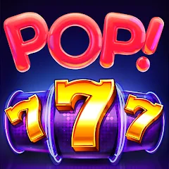 Взломанная POP! Slots™ Vegas Casino Games  [МОД Много денег] - последняя версия apk на Андроид