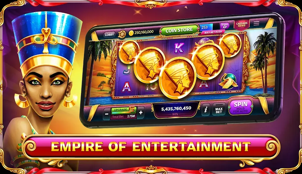 Caesars Slots: Casino Games (Сизарс Слотс)  [МОД Бесконечные деньги] Screenshot 5