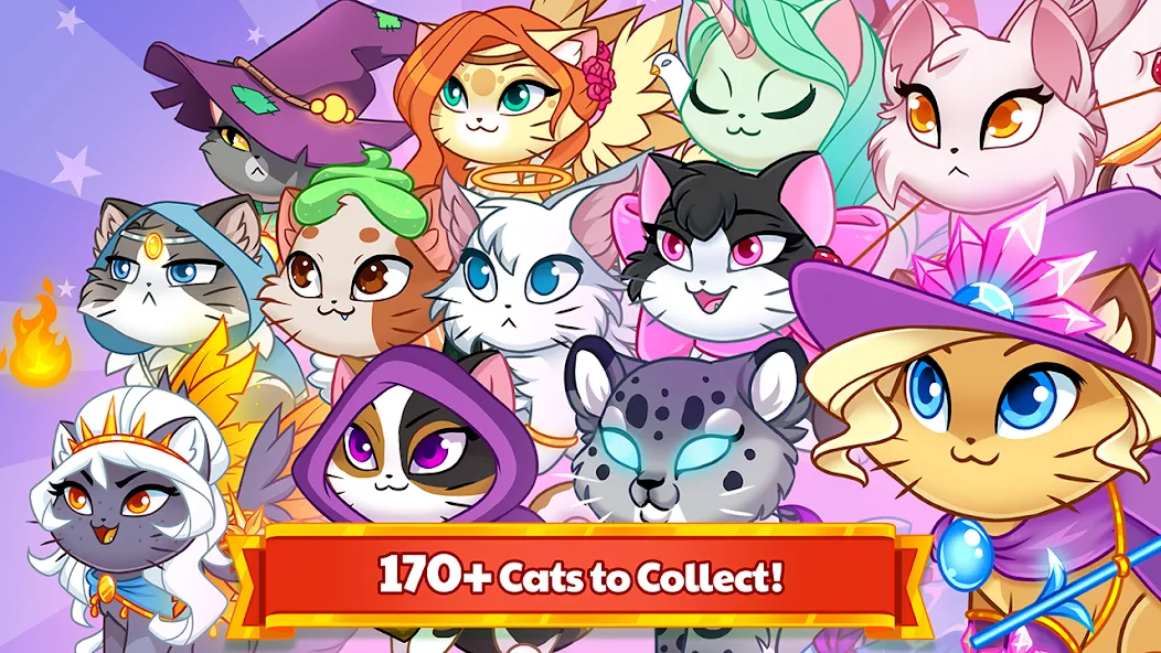 Castle Cats - Idle Hero RPG (Кэстл Кэтс)  [МОД Unlocked] Screenshot 4