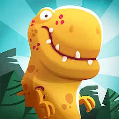 Взломанная Dino Bash: Dinosaur Battle (Дино Баш)  [МОД Unlimited Money] - полная версия apk на Андроид