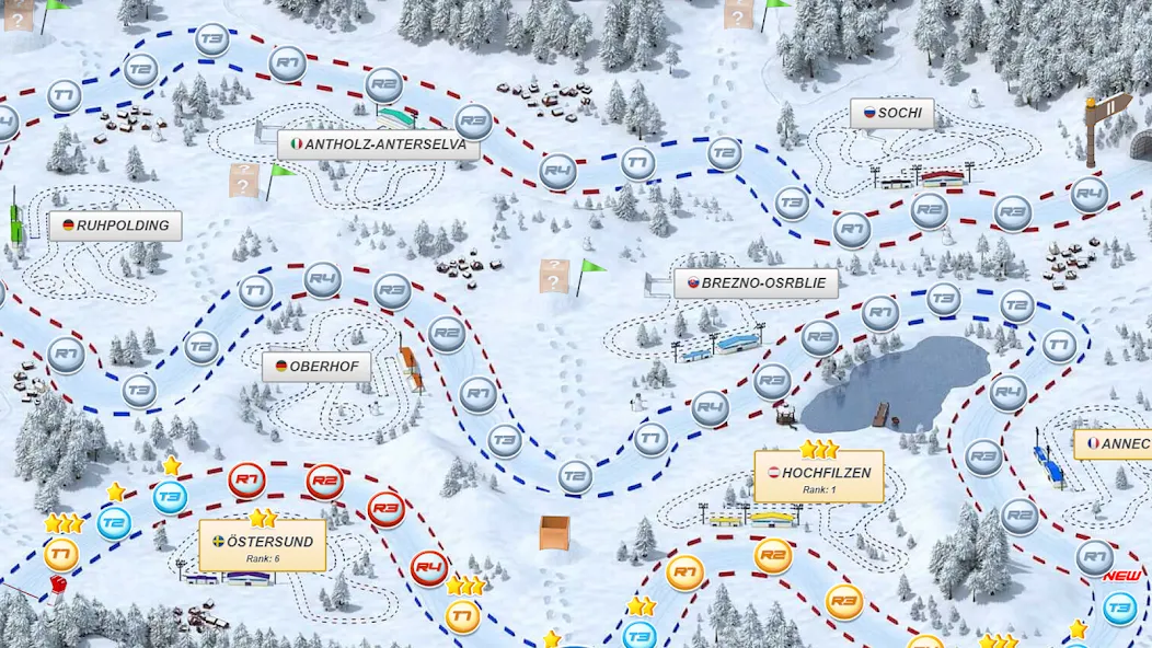 Biathlon Mania (Биатлон Мания)  [МОД Меню] Screenshot 4