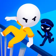 Скачать взломанную Prison Escape 3D - Jailbreak (Призон Искепе)  [МОД Много монет] - стабильная версия apk на Андроид