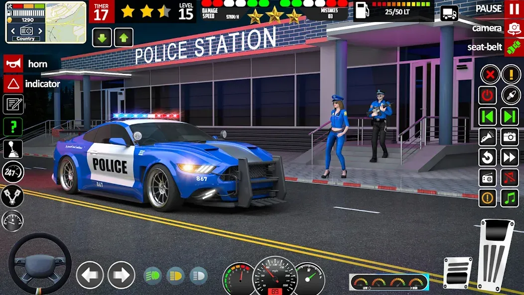 City Police Car Driving Games  [МОД Unlimited Money] Screenshot 1