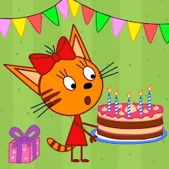 Взлом Kid-E-Cats: Kids birthday  [МОД Все открыто] - стабильная версия apk на Андроид