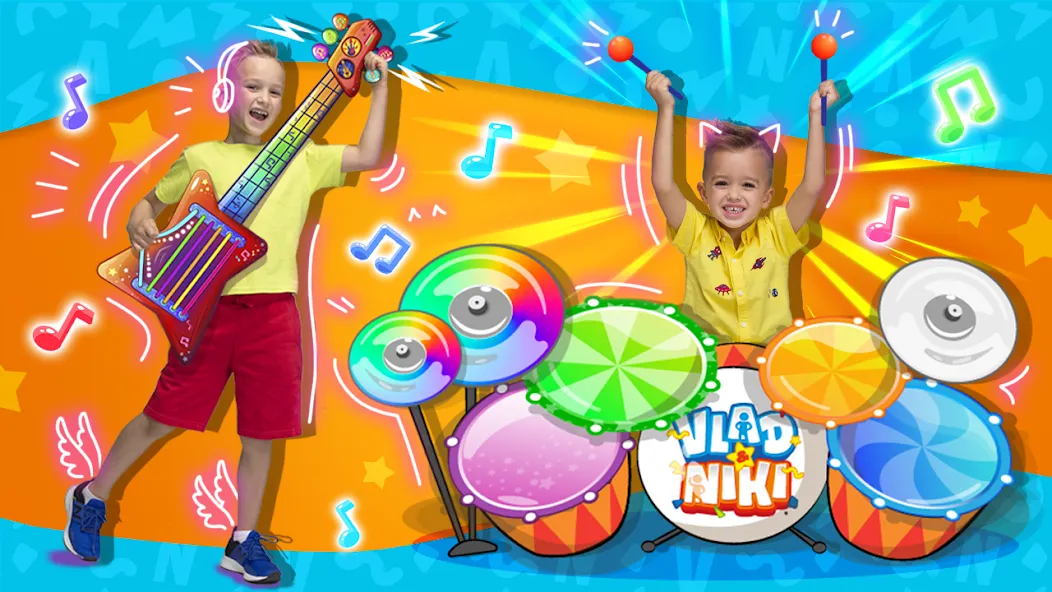 Vlad and Niki: Kids Piano  [МОД Меню] Screenshot 2