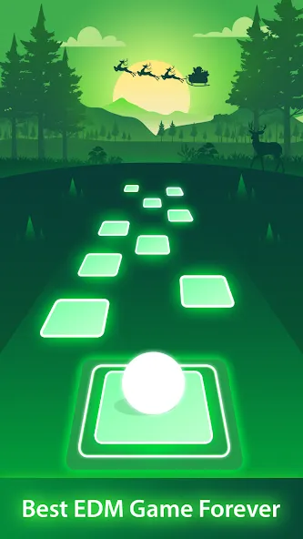 Magic Ball Tiles Hop Music Run (Меджик Бол Тайлз Хоп Мьюзик Ран)  [МОД Бесконечные деньги] Screenshot 1