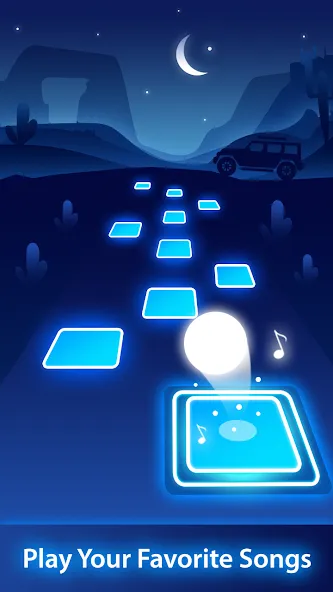 Magic Ball Tiles Hop Music Run (Меджик Бол Тайлз Хоп Мьюзик Ран)  [МОД Бесконечные деньги] Screenshot 2