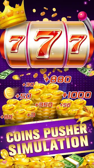 Daily Pusher Slots 777 (Дейли Пушер Слотс 777)  [МОД Menu] Screenshot 2