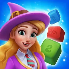 Скачать взломанную Magic Blast: Mystery Puzzle (Маджик Бласт)  [МОД Unlimited Money] - последняя версия apk на Андроид