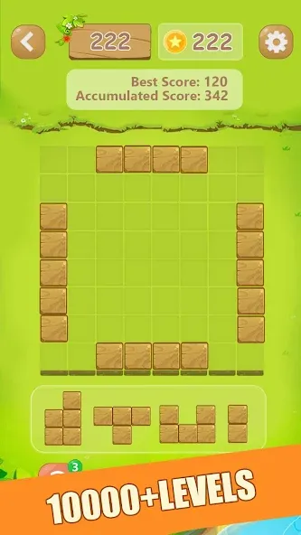 Puzzle Green Blocks (Пазл Зеленые Блоки)  [МОД Unlocked] Screenshot 2