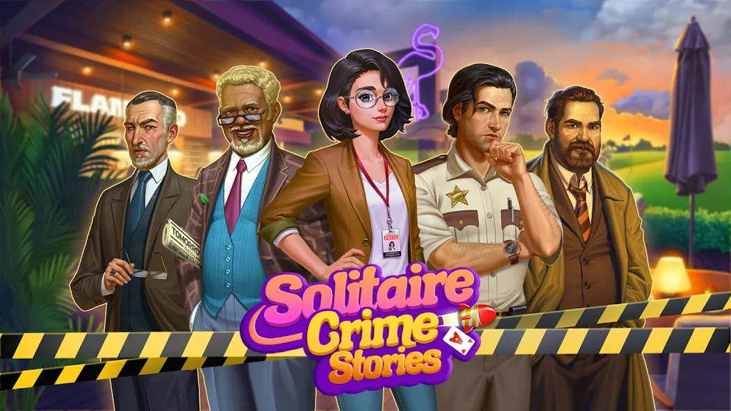 Solitaire Crime Stories  [МОД Бесконечные монеты] Screenshot 5