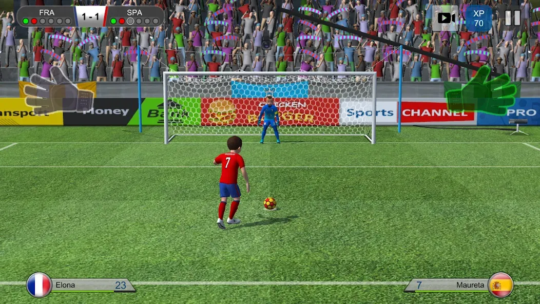 Pro Kick Soccer (Про Кик Сокер)  [МОД Много монет] Screenshot 1