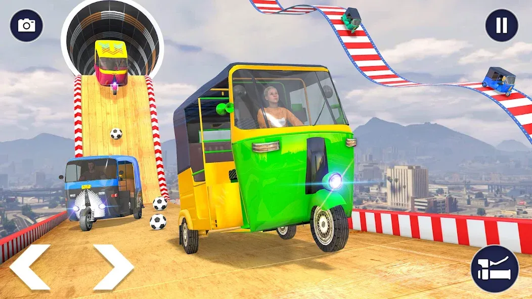 Tuk Tuk Auto Rickshaw Games 3D (Тук Тук Автомобильные рикши игры 3D)  [МОД Много денег] Screenshot 2