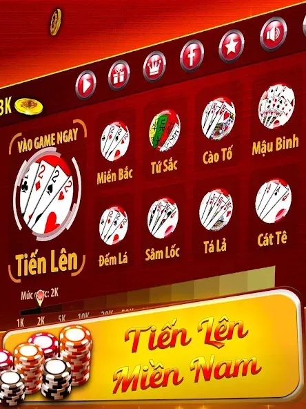 Tiến Lên Miền Nam - Tien Len  [МОД Mega Pack] Screenshot 1