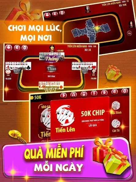 Tiến Lên Miền Nam - Tien Len  [МОД Mega Pack] Screenshot 3