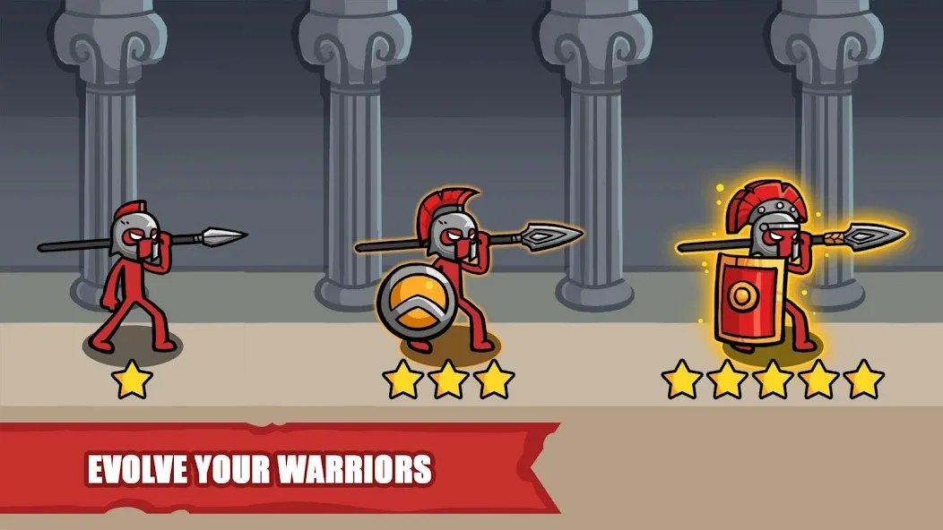 Stick Battle: War of Legions (Стик битва)  [МОД Unlimited Money] Screenshot 3