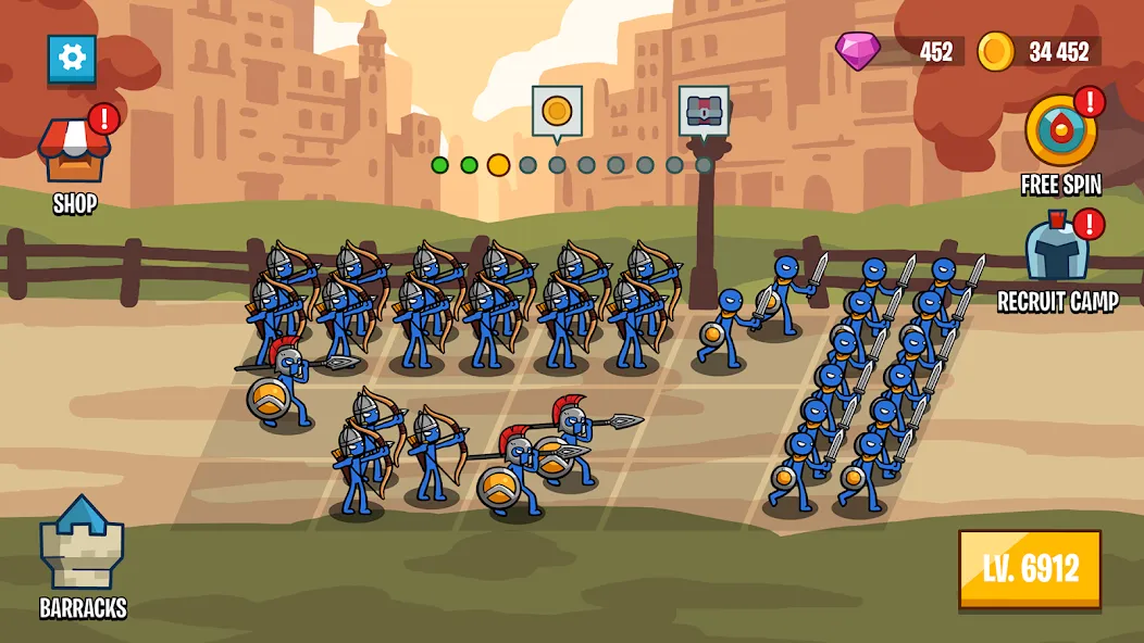 Stick Battle: War of Legions (Стик битва)  [МОД Unlimited Money] Screenshot 4