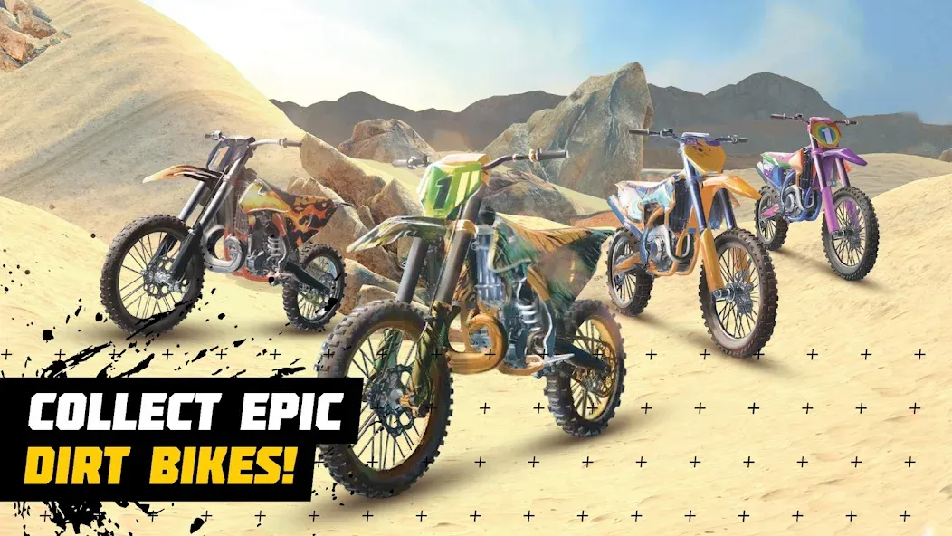 Dirt Bike Unchained: MX Racing (Дерт Байк Анчейнд)  [МОД Все открыто] Screenshot 1