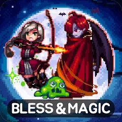 Взломанная Bless & Magic: Idle RPG game  [МОД Все открыто] - стабильная версия apk на Андроид