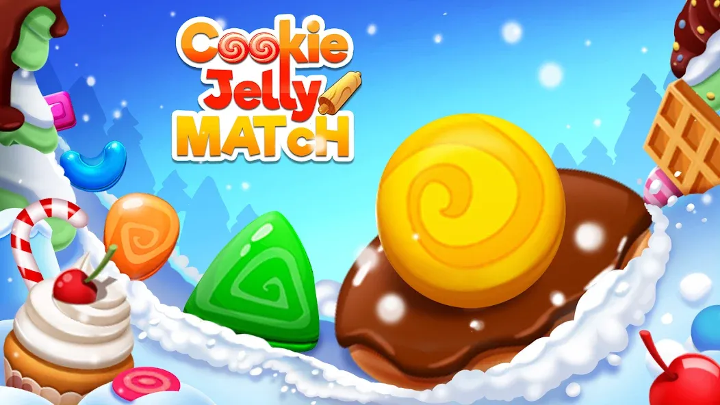 Cookie Jelly Match (Куки Джелли Матч)  [МОД Mega Pack] Screenshot 1