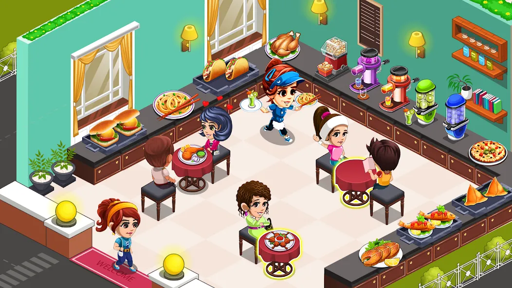 Cooking Restaurant Kitchen (Кукинг Ресторан Китчен)  [МОД Unlimited Money] Screenshot 1