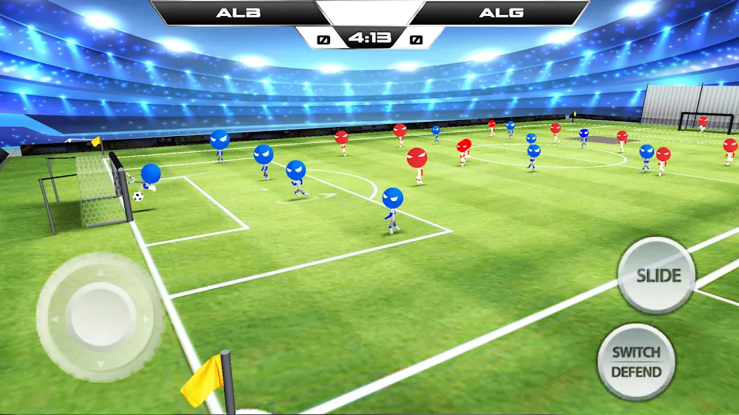 Stickman Soccer Football Game  [МОД Unlimited Money] Screenshot 2