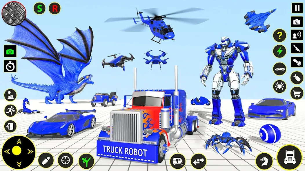 Truck Game - Car Robot Games  [МОД Много денег] Screenshot 1