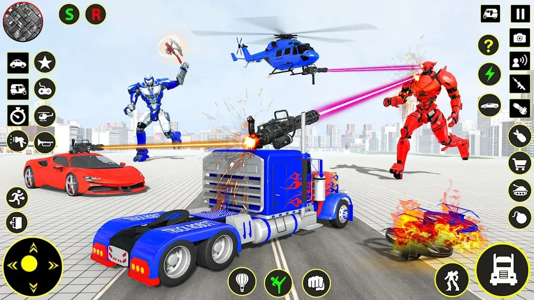 Truck Game - Car Robot Games  [МОД Много денег] Screenshot 2