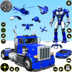 Скачать взломанную Truck Game - Car Robot Games  [МОД Много денег] - полная версия apk на Андроид