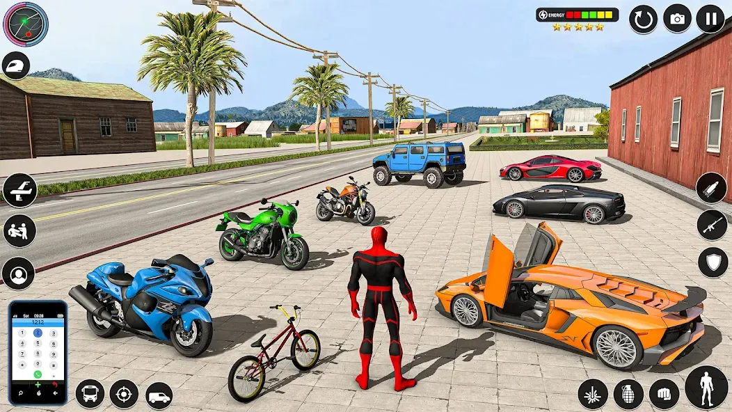 Spider Rope Games - Crime Hero  [МОД Menu] Screenshot 1