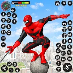 Скачать взлом Spider Rope Games - Crime Hero  [МОД Menu] - стабильная версия apk на Андроид