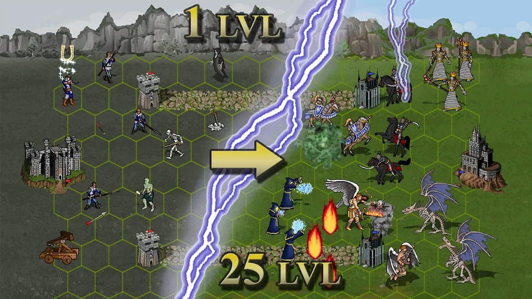 Heroes of Might: Magic arena 3  [МОД Бесконечные монеты] Screenshot 4