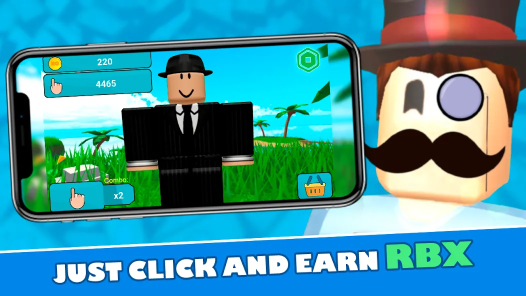 RoClicker - Robux (РоКликер)  [МОД Mega Pack] Screenshot 1