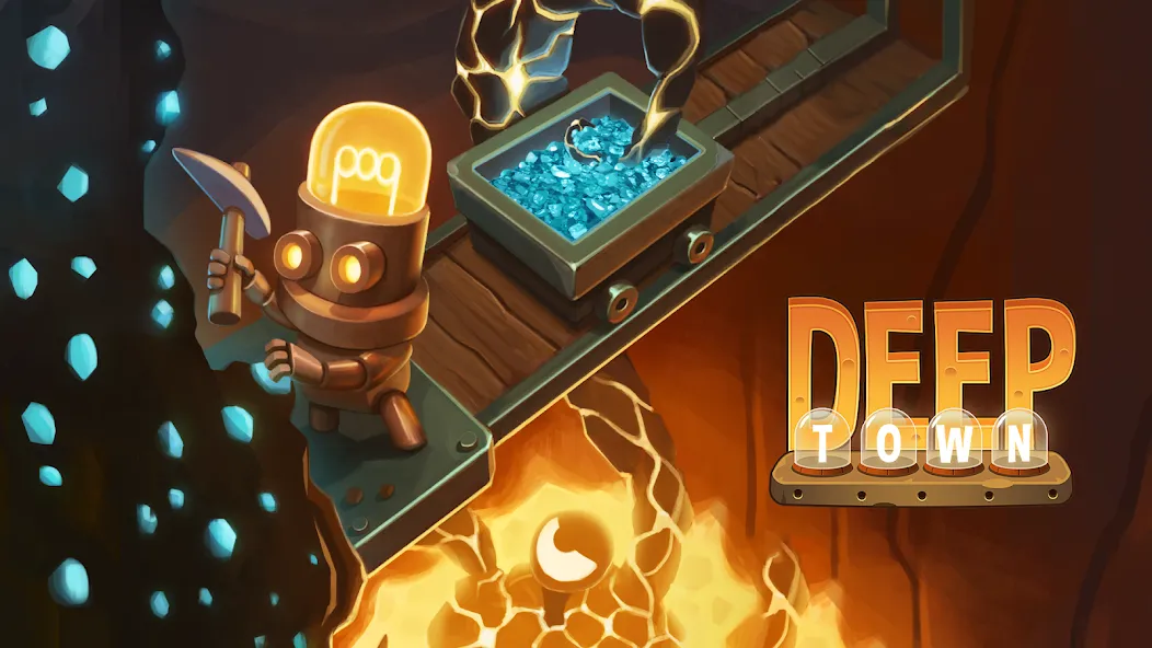 Deep Town: Idle Mining Tycoon (Дип Таун)  [МОД Все открыто] Screenshot 1