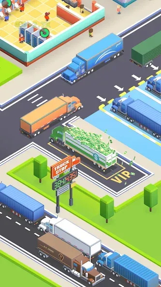 Travel Center Tycoon  [МОД Бесконечные деньги] Screenshot 1