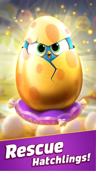 Angry Birds Match 3 (Энгри Бердс Матч 3)  [МОД Бесконечные деньги] Screenshot 2