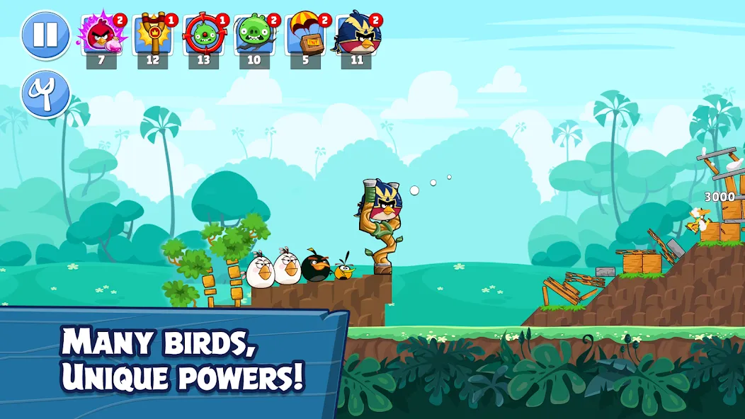 Angry Birds Friends (Энгри Брдс Френдс)  [МОД Много денег] Screenshot 3