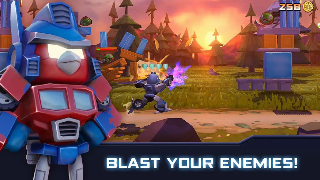 Angry Birds Transformers (Энгри Брдс Трансформеры)  [МОД Все открыто] Screenshot 1