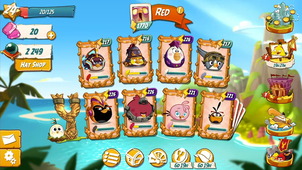 Angry Birds 2 (Энгри Бердс 2)  [МОД Mega Pack] Screenshot 5