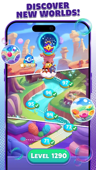 Angry Birds Dream Blast (Энгри Бердс Дрим Бласт)  [МОД Menu] Screenshot 5