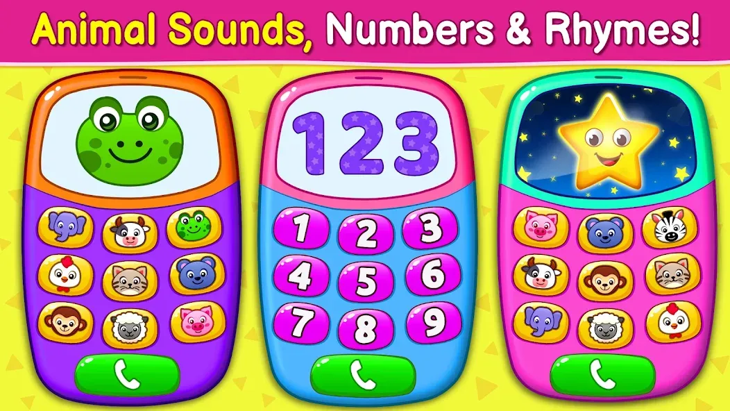 Baby Games: Piano & Baby Phone (Бейби Геймс)  [МОД Mega Pack] Screenshot 1