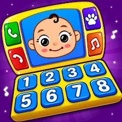 Взломанная Baby Games: Piano & Baby Phone (Бейби Геймс)  [МОД Mega Pack] - стабильная версия apk на Андроид