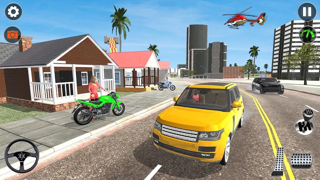 Indian Car Simulator: Car Game (Индийский автомобильный симулятор)  [МОД Бесконечные монеты] Screenshot 1