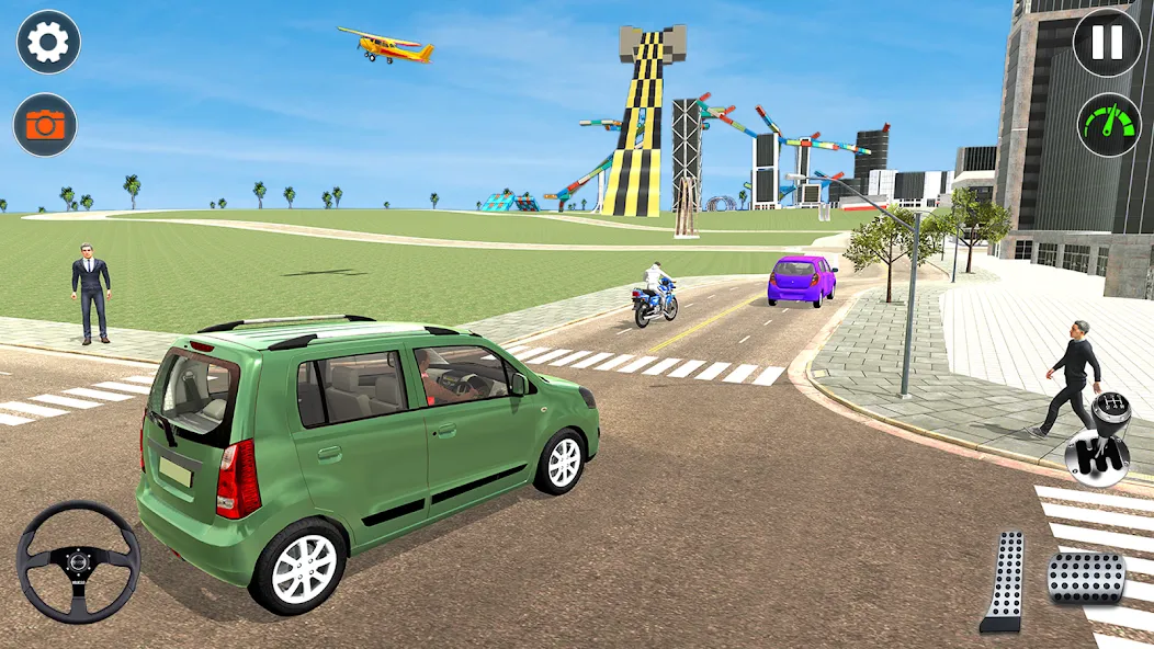 Indian Car Simulator: Car Game (Индийский автомобильный симулятор)  [МОД Бесконечные монеты] Screenshot 3