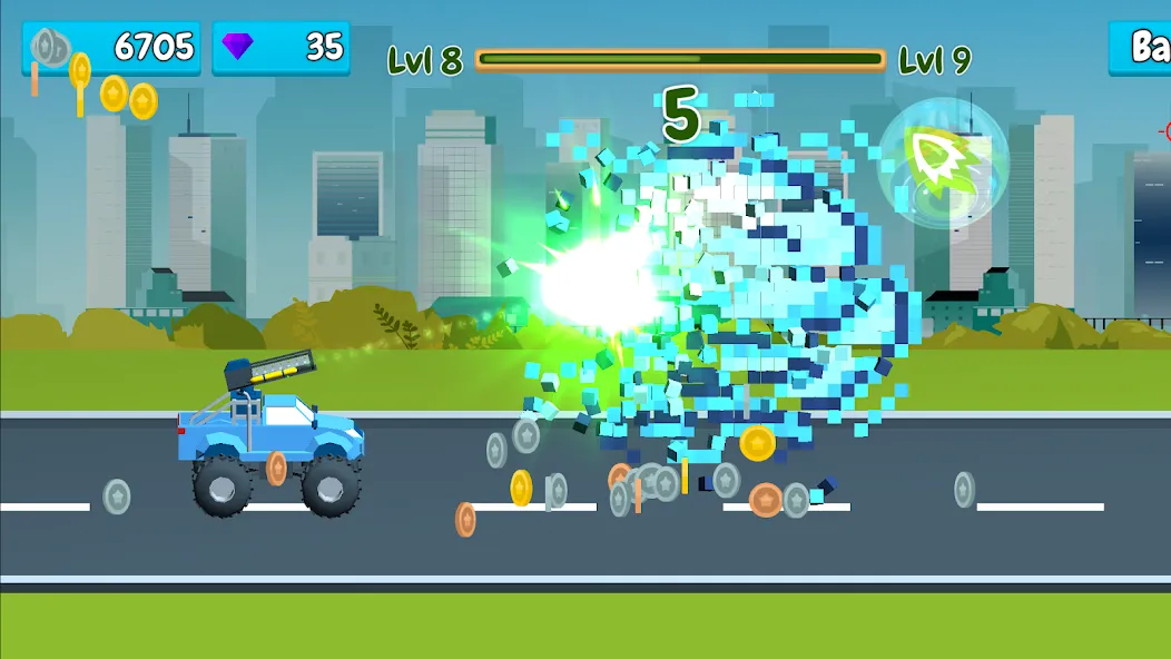 Rusher Crusher: Demolition! (Рашер Крашер)  [МОД Бесконечные монеты] Screenshot 4