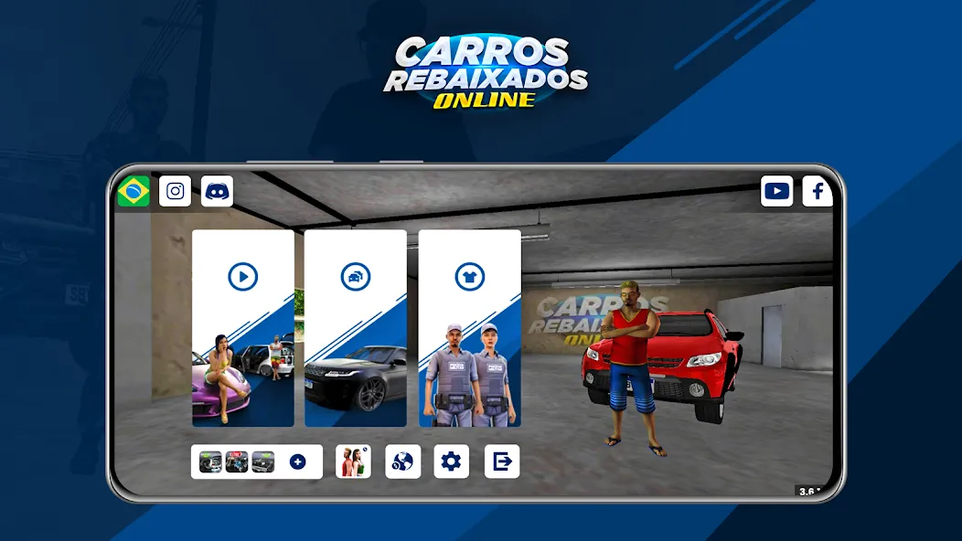 Carros Rebaixados Online (Каррос Ребайшадос Онлайн)  [МОД Unlimited Money] Screenshot 1