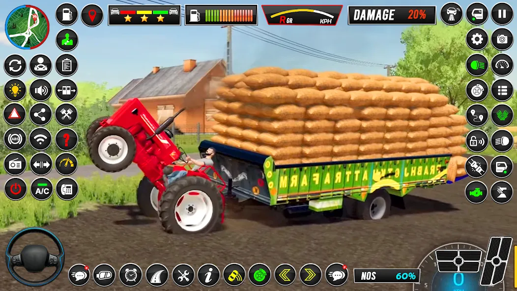 Indian Tractor Simulator Games  [МОД Много денег] Screenshot 2