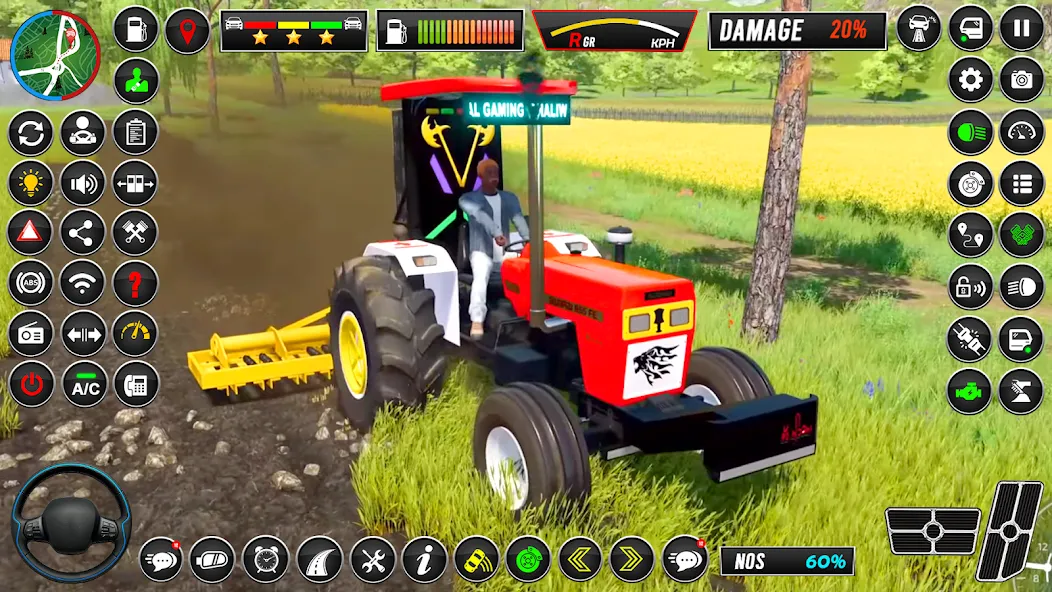 Indian Tractor Simulator Games  [МОД Много денег] Screenshot 5