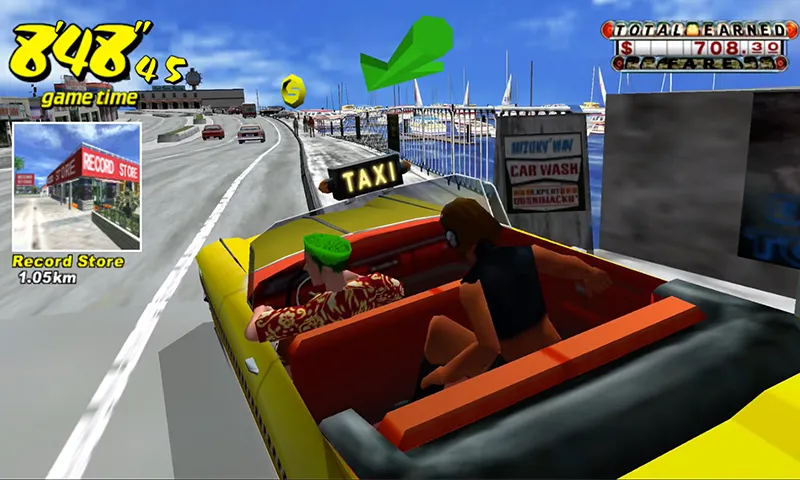 Crazy Taxi Classic (Крейзи Такси Классик)  [МОД Unlimited Money] Screenshot 2